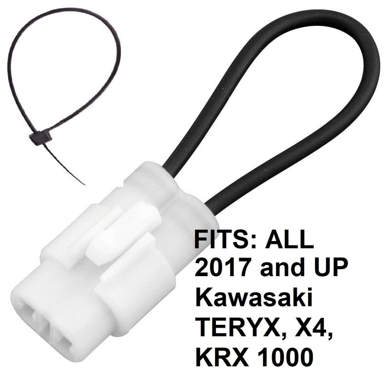 Muzzys Seat Belt Bypass FITS: ALL 2017 and Newer Kawasaki TERYX all models KRX 1000 LE 2 4 Seater Harness Override Switch Connector Jumper Plug Clip Accessories Over Ride By-Pass - Image 2